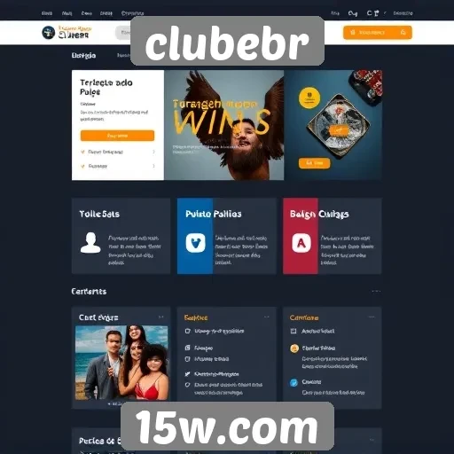 Análise da interface do usuário do site Clubebr